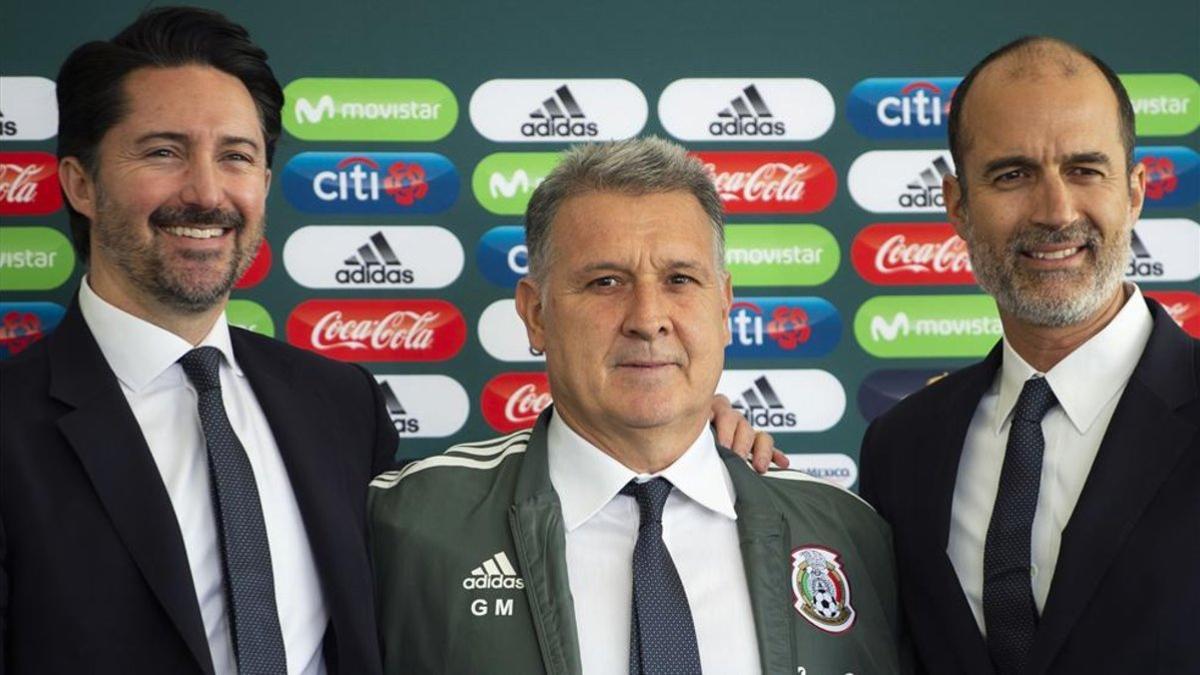 Gerardo Martino, el día de su presentación como nuevo seleccionador de México