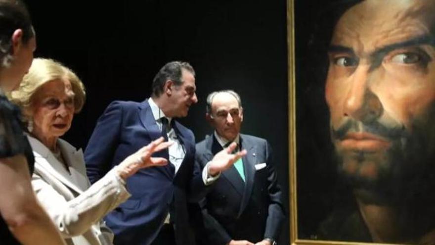 La reina Sofia inaugura una gran exposició de Zurbarán a la National Gallery de Londres