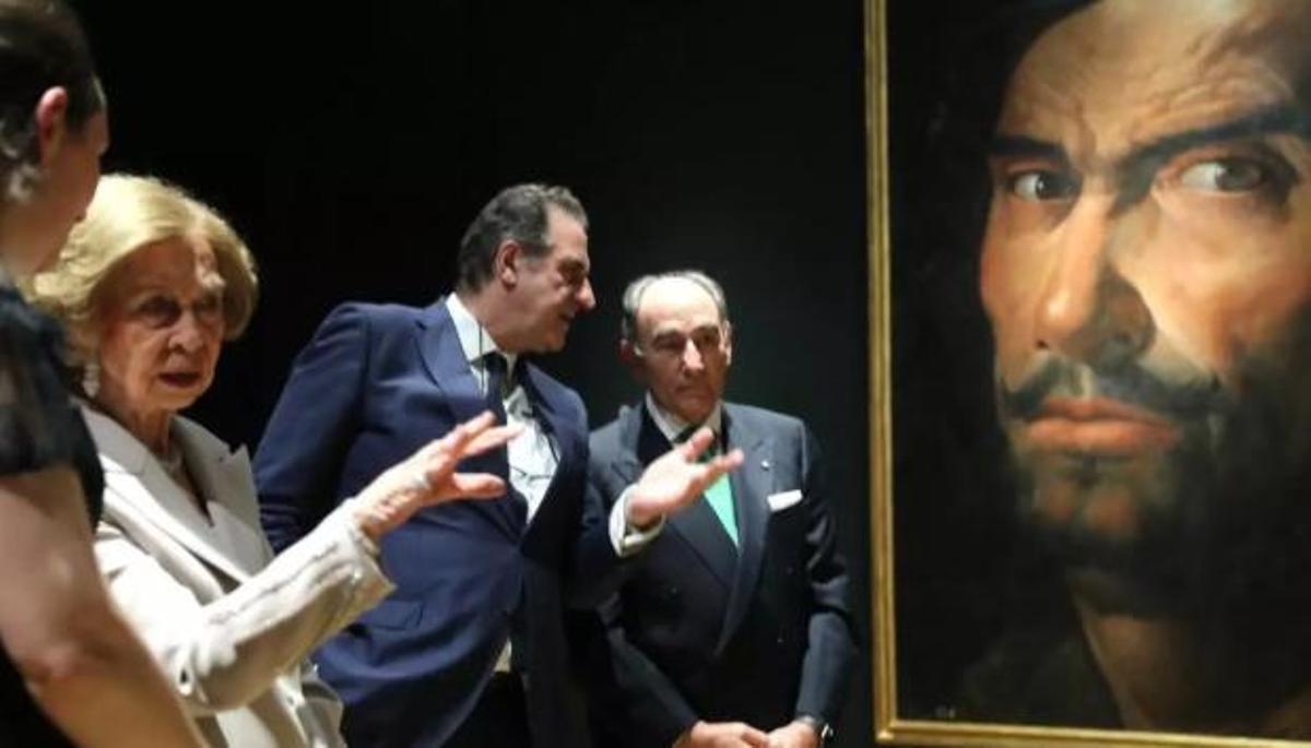 La Reina Sofia recorre les 50 obres de l’exposició "Zurbarán" a la National Gallery de Londres