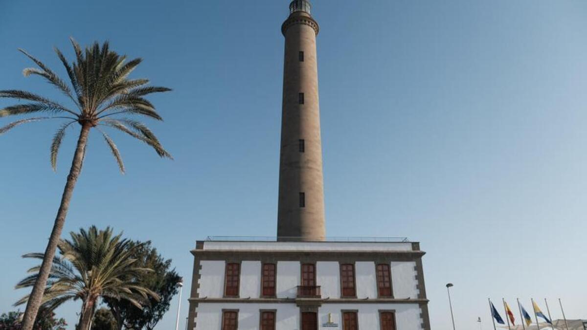 Faro de Maspalomas, en el sur de Gran Canaria.