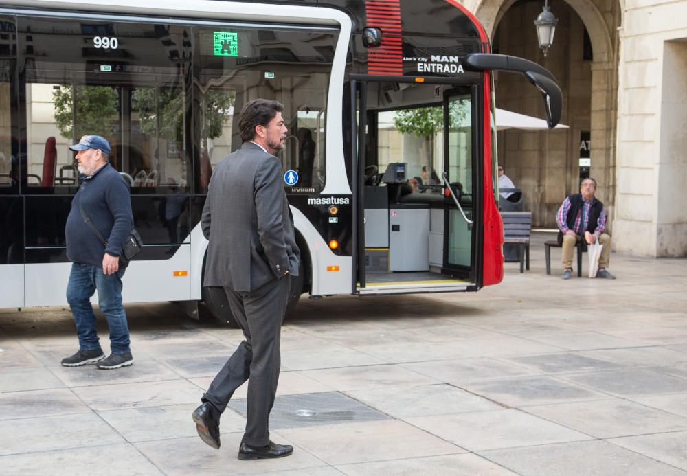 Autobuses híbridos en Alicante