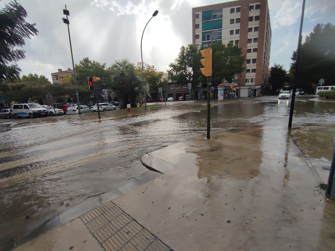 Una tempesta assota Igualada