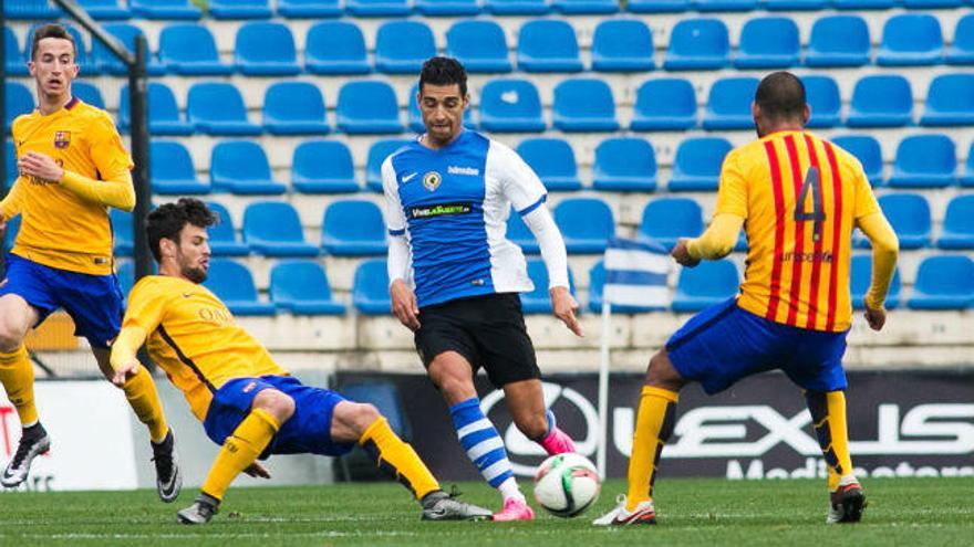 Nieto durante un partido de la pasada temporada