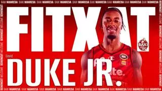 David Duke Jr., con experiencia en NBA y G-League, llega al BAXI Manresa para el tramo final de temporada