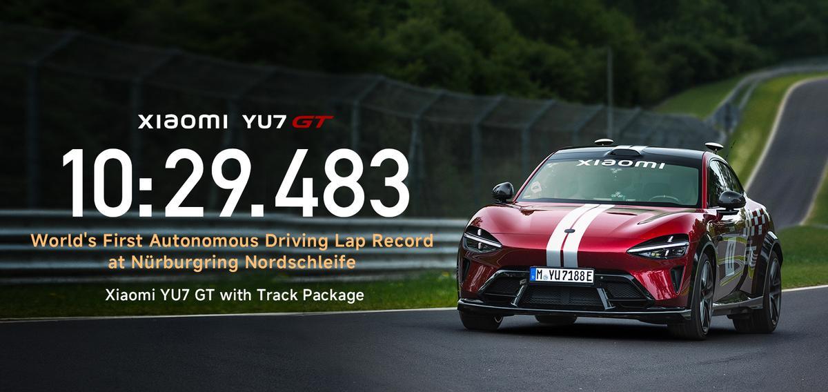 Récord del Xiaomi YU7 GT en el circuito Nürburgring Nordschleife