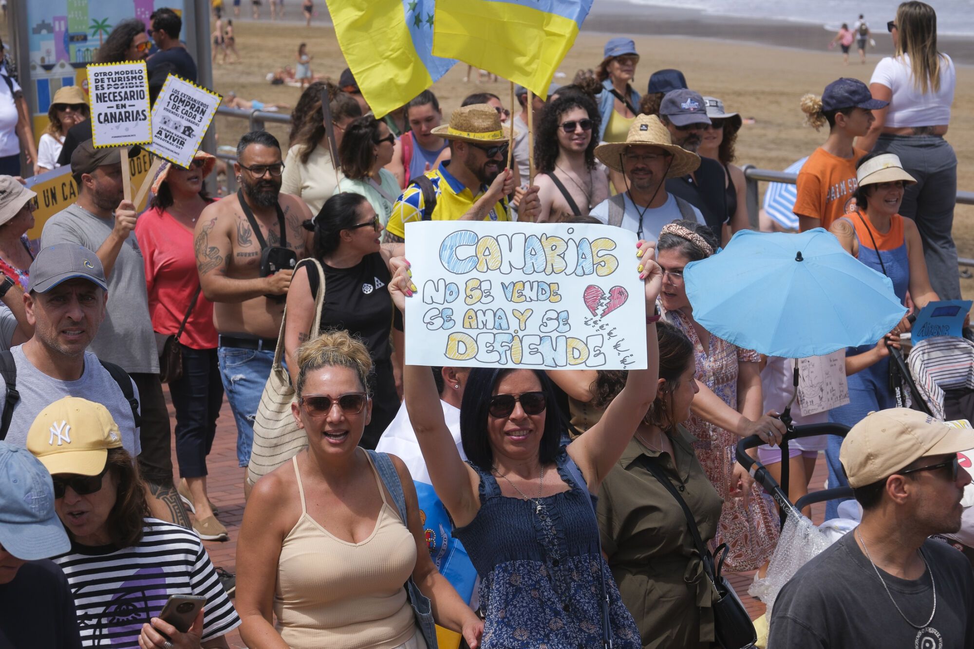 Manifestación Canarias tiene un límite 18M en Las Palmas de Gran Canaria