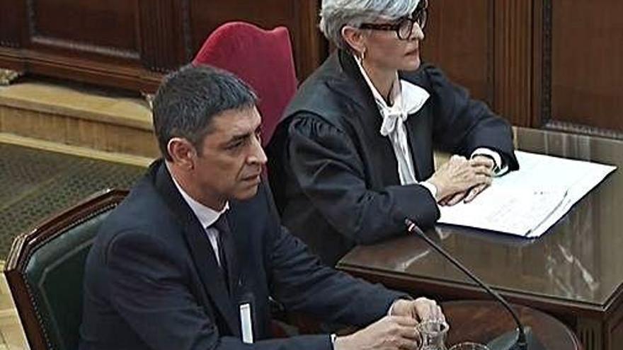 Josep Lluís Trapero, en la seva declaració al Suprem.