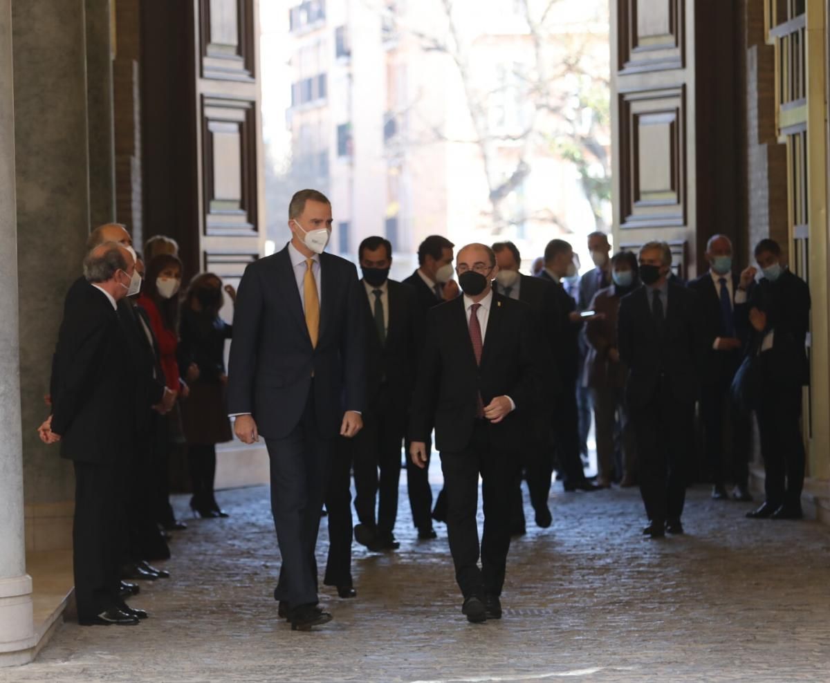 Felipe VI preside la Cumbre Empresarial por la Competitividad de Aragón