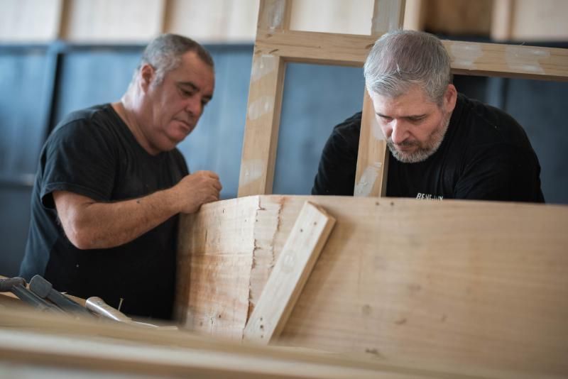 El taller de Ópera de Tenerife que están realizando el decorado de Lucrecia Borgia  | 11/02/2020 | Fotógrafo: Carsten W. Lauritsen