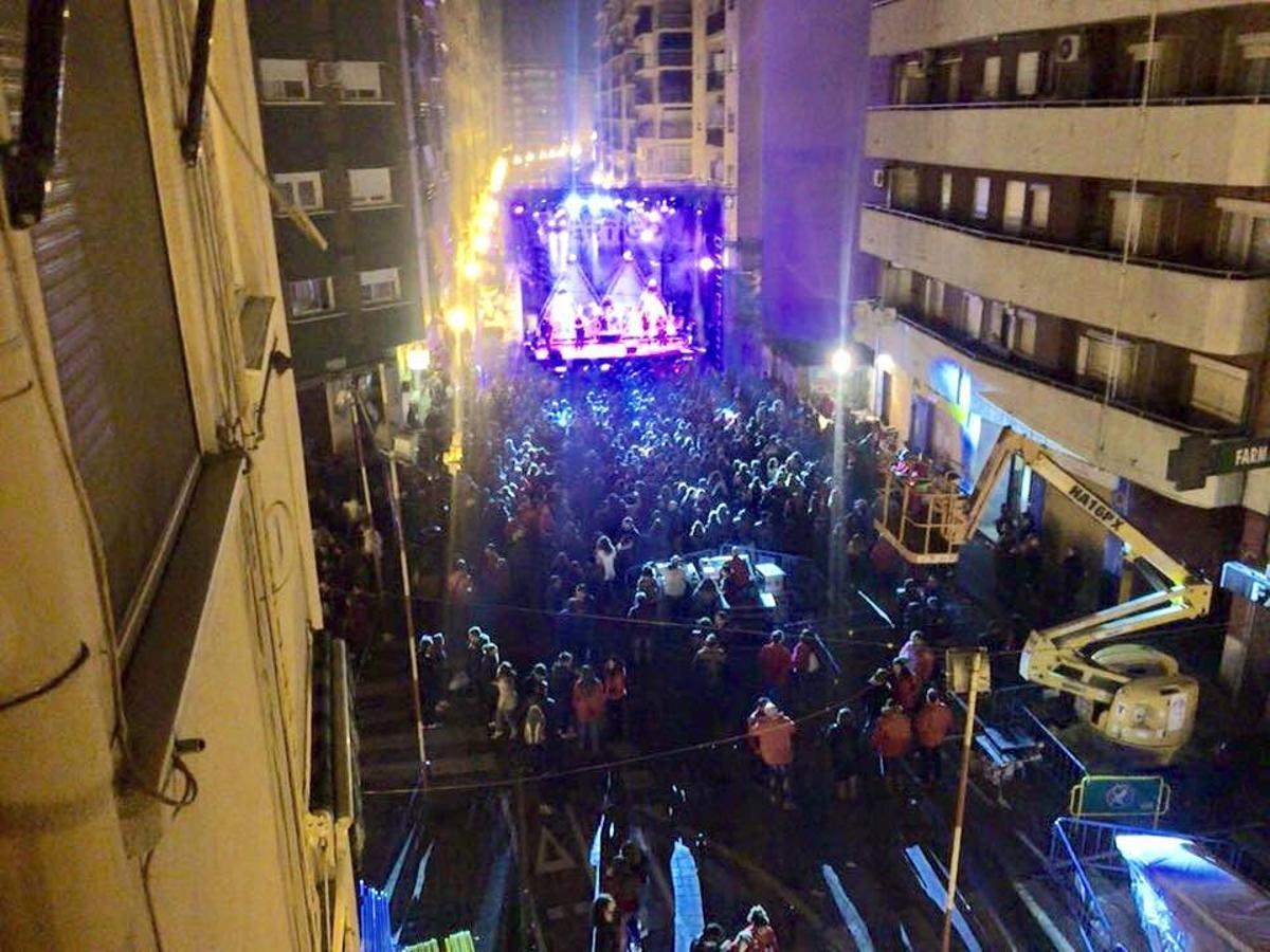 Verbena en una demarcación fallera