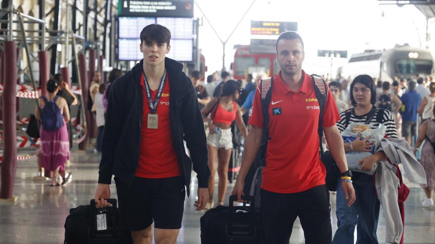 Los medallistas de plata ya descansan en casa