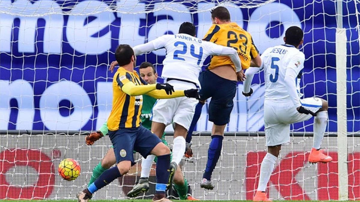 El Inter empató con el Verona