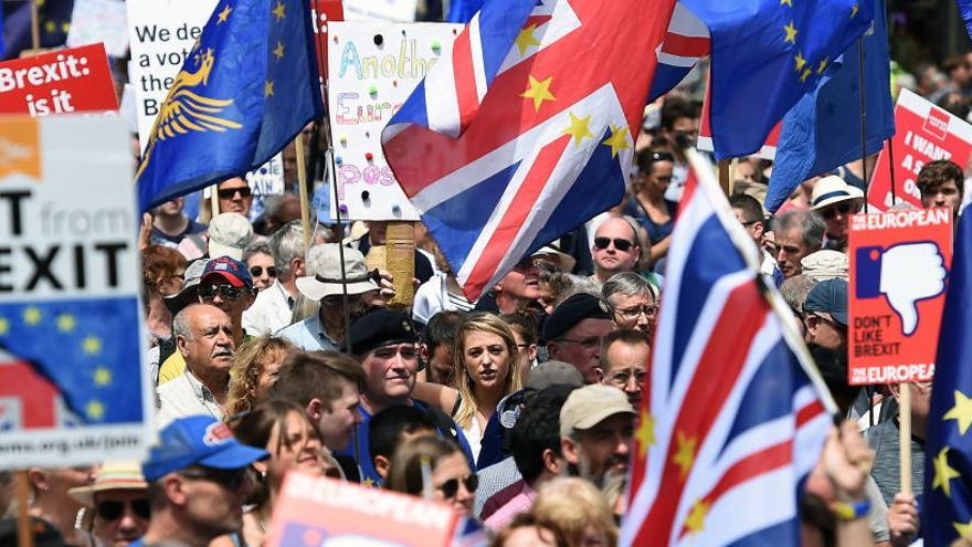 Imagen de la manifestación en Londres