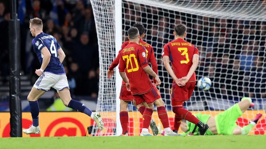 Así hemos vivido el partido Escocia - España