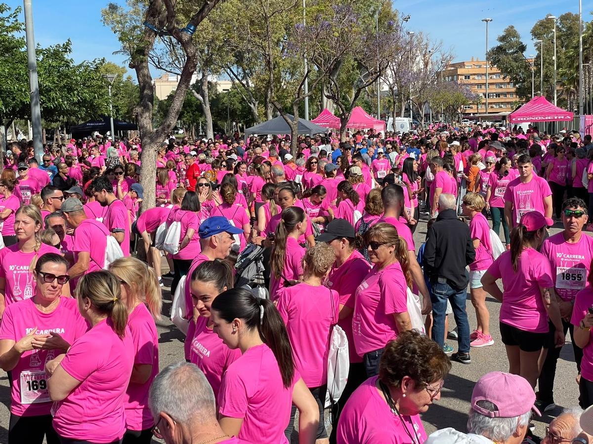 La carrera solidaria por el cáncer.