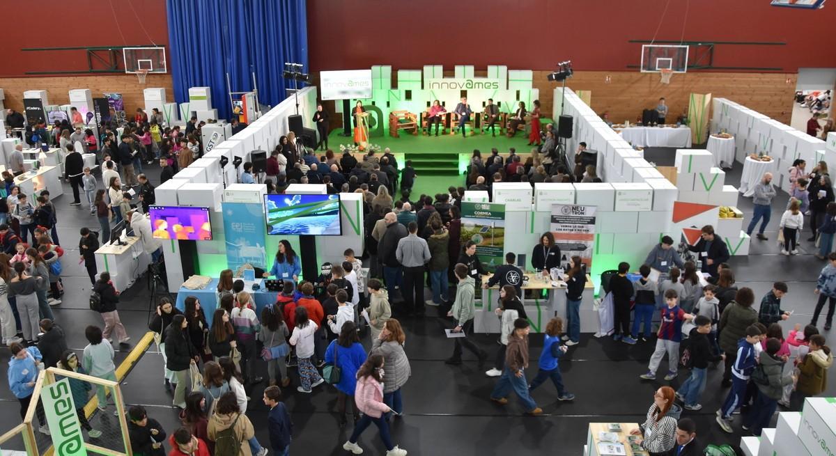 El evento InnovAmes que se celebra en el pabellón de Milladoiro
