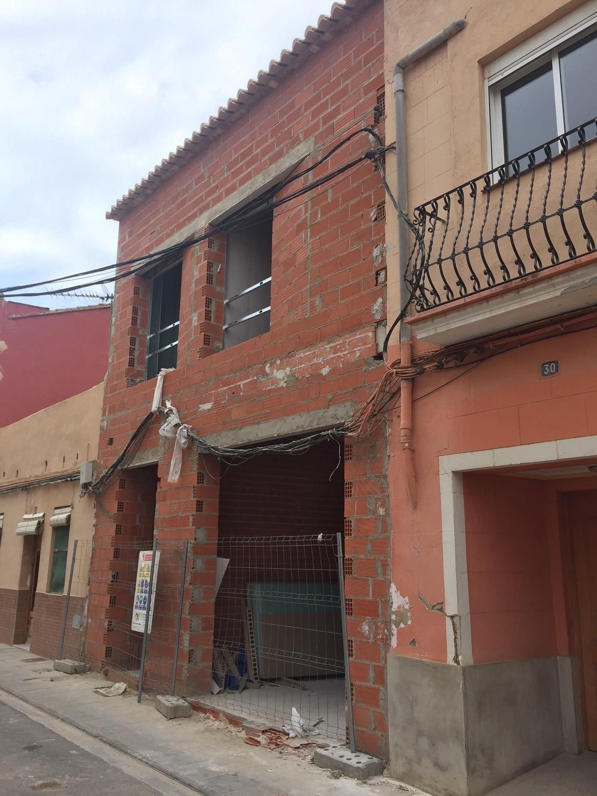 Vivienda que se está construyendo en el barrio del Alter de Torrent.