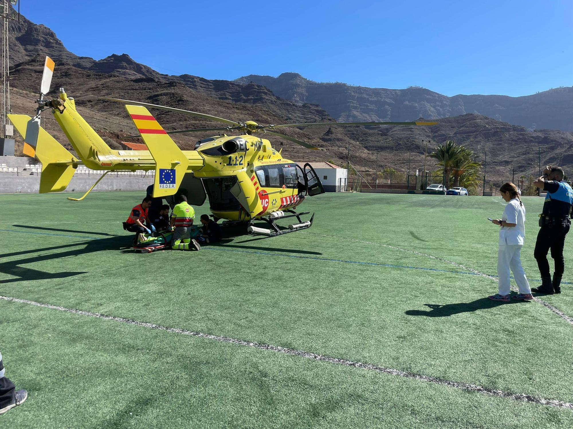 Un hombre cae de un árbol de varios metros de altura en Gran Canaria