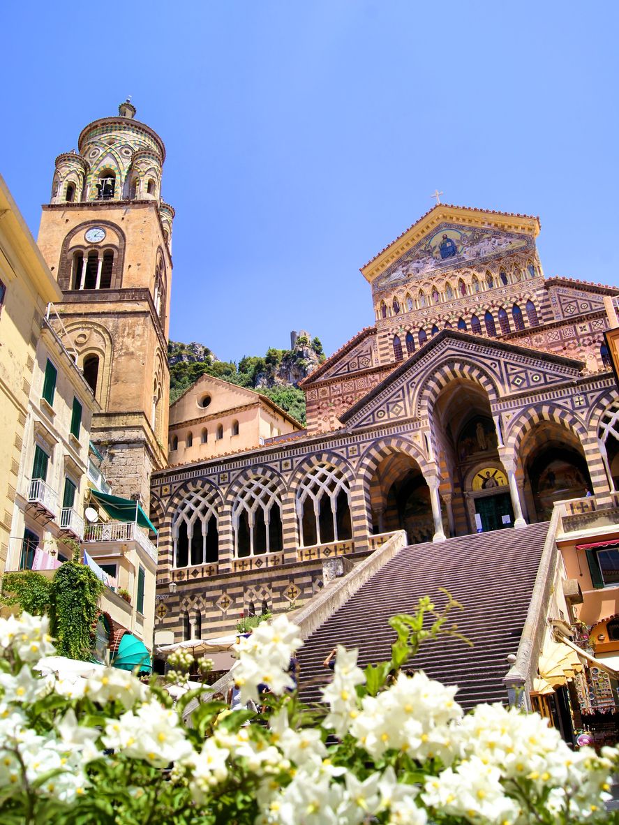 La bonita Catedral de Amalfi