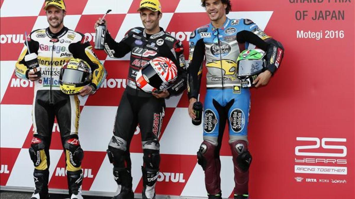 Luthi, Zarco y Morbidelli