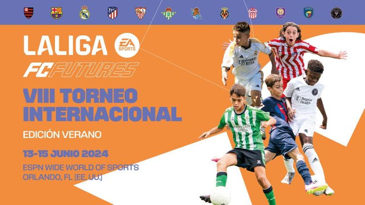 Cartel del torneo internacional de LaLiga FC Futures