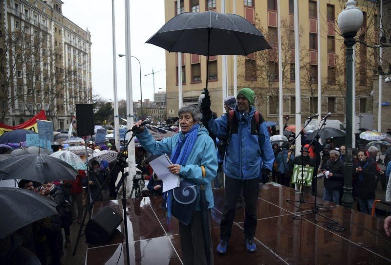 Manifestación contra el ICA en Zaragoza