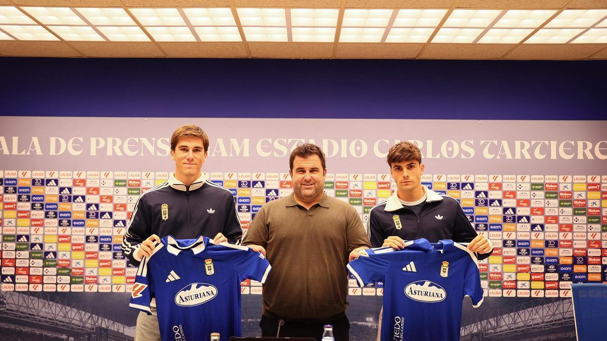 Pablo Sáenz, David Fernández y Samu Rodríguez