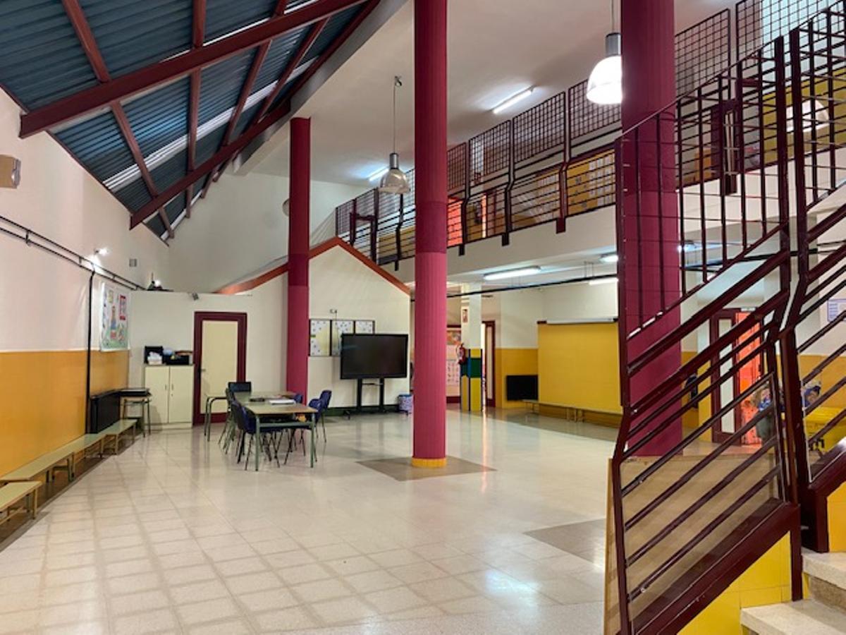 Espacio acondicionado en el colegio Lorenzo Novo Mier.