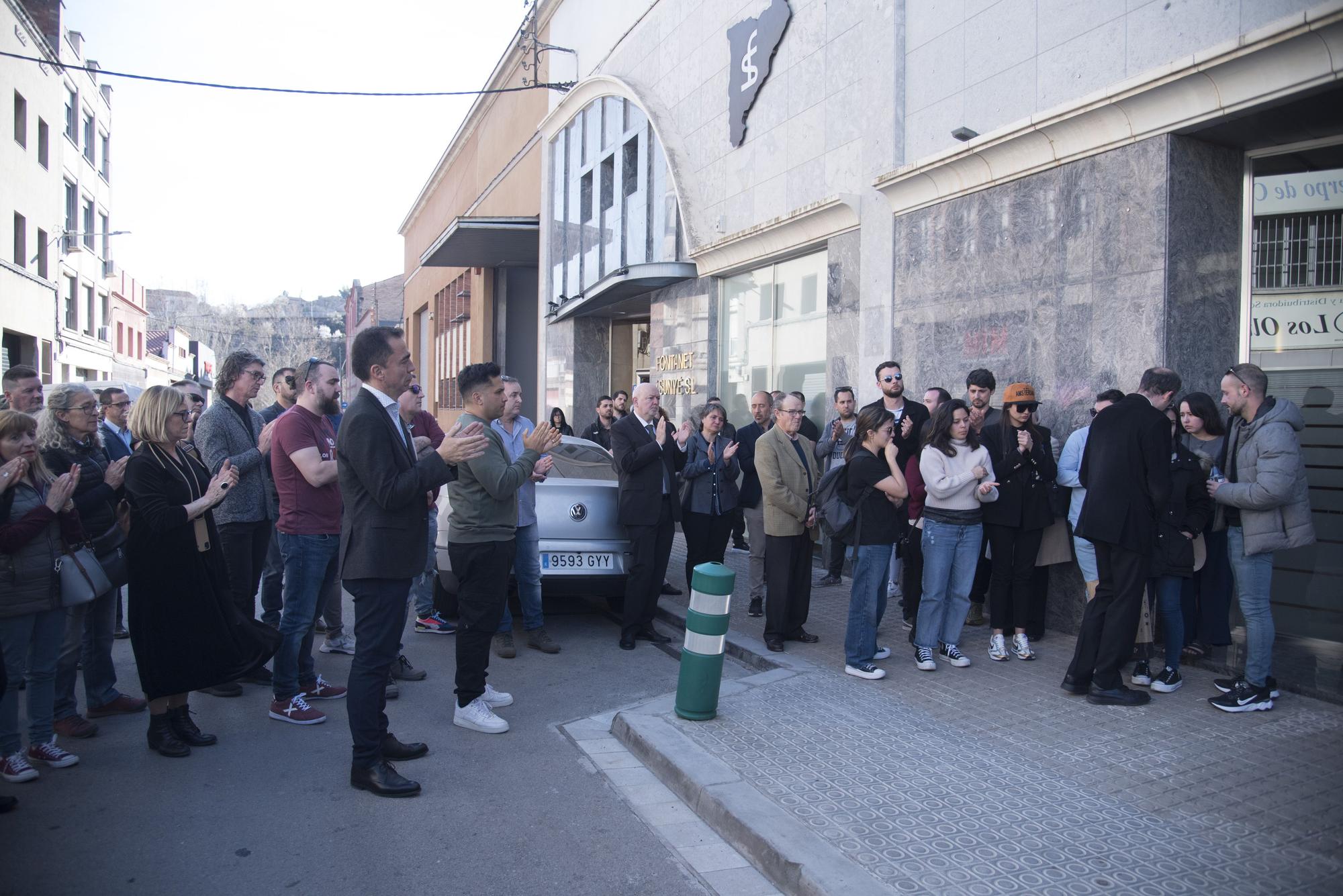 Les imatges de l'últim comiat a Daniel Alvarez, un dels geòlegs que va morir dijous passat a les mines de Súria