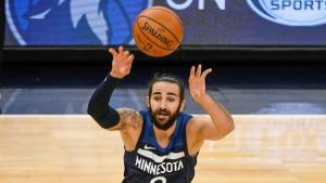 Ricky Rubio, en el primer partido de la temporada ante Detroit.