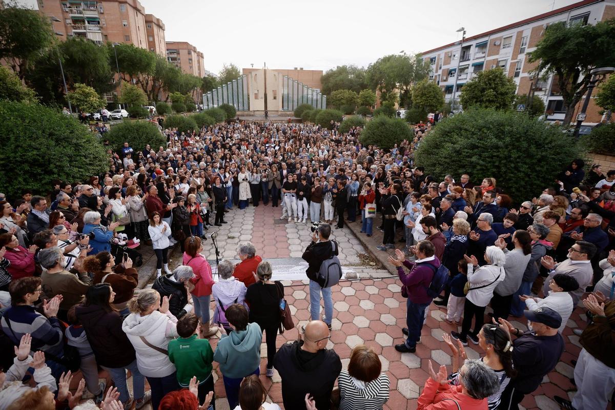 Concentración contra el asesinato machista de La Fuensanta.