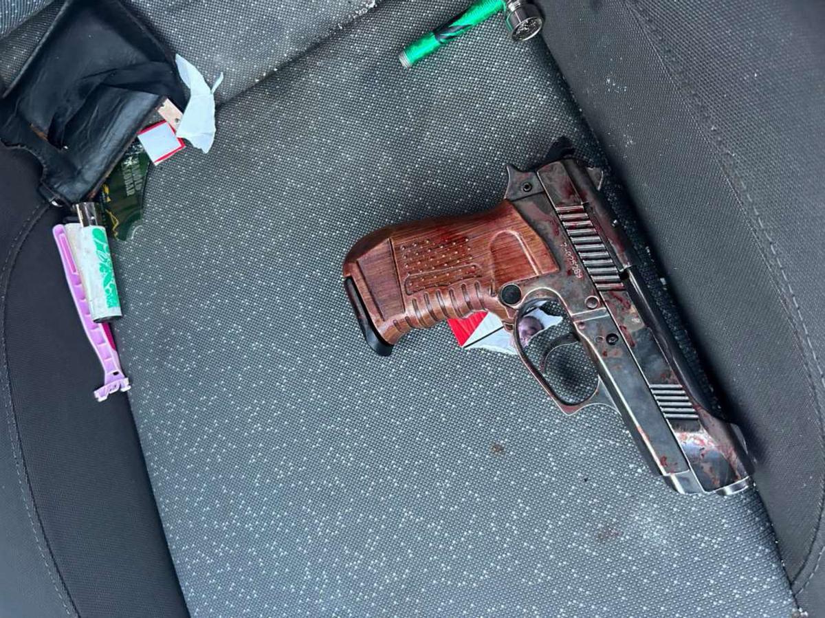 La pistola incautada al Ico tras su detención en Son Banya.