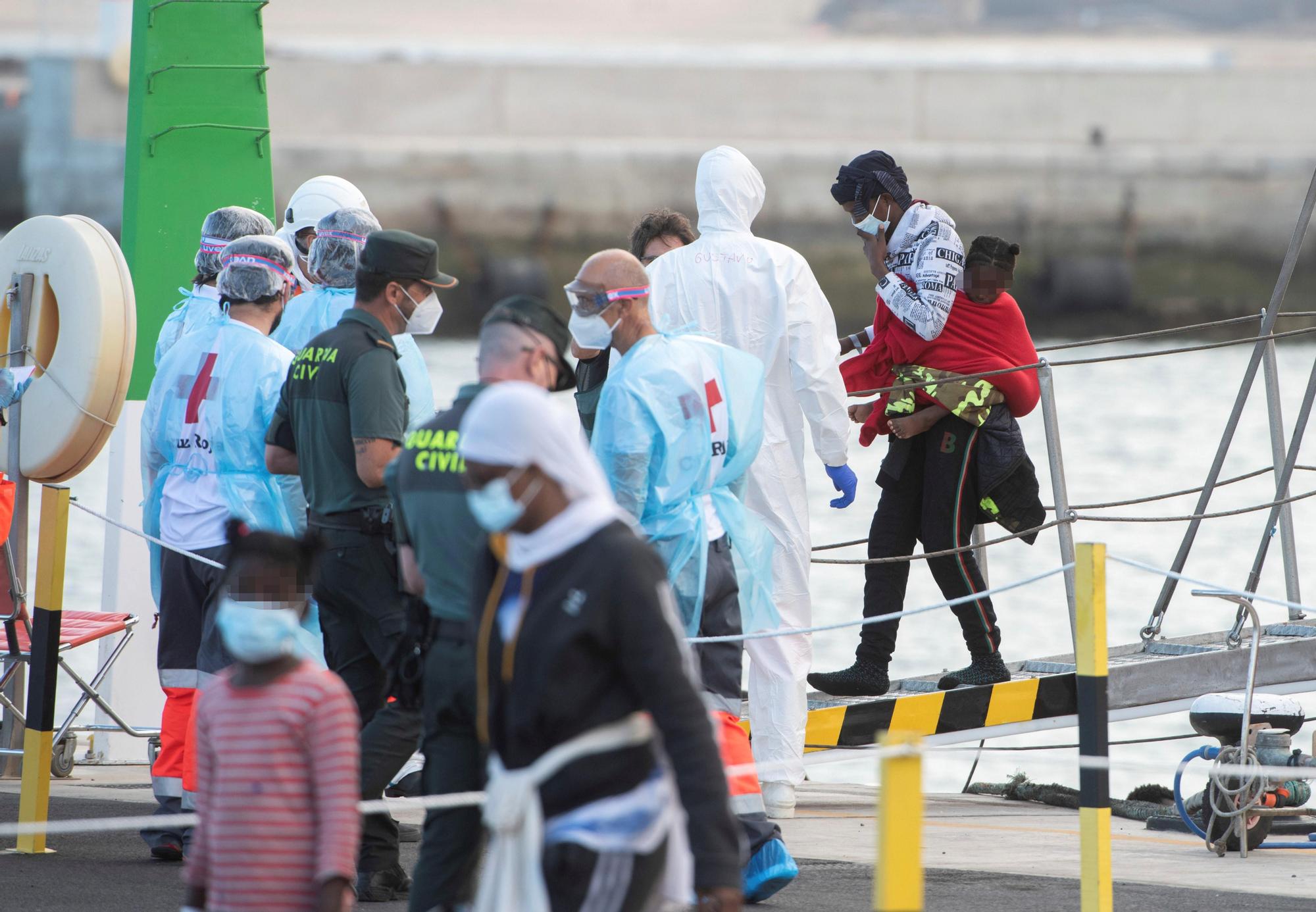 Llegada de migrantes a Fuerteventura (22/06/21)