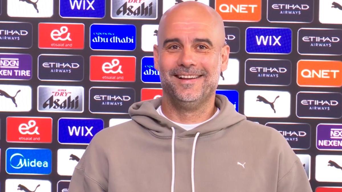 La pregunta que descolocó a Guardiola en rueda de prensa. Su cara lo dice todo...