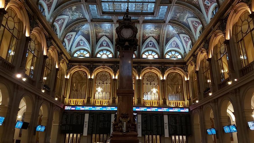Bolsa de Madrid.