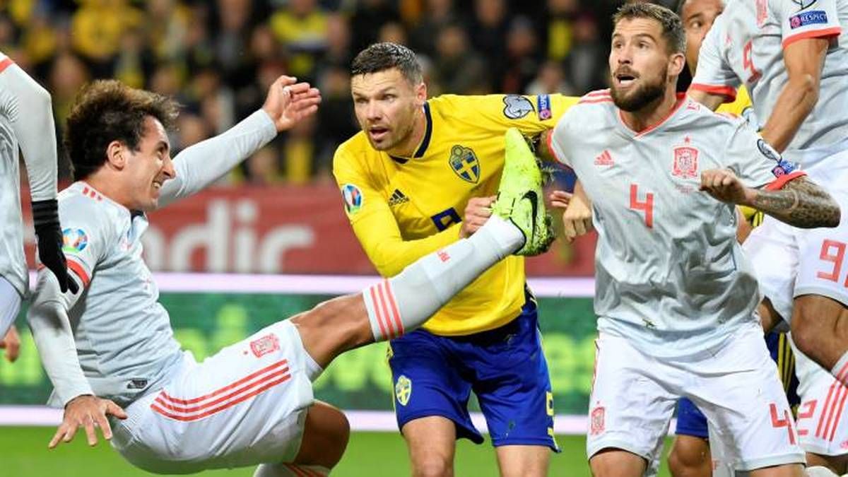 El último partido entre España y Suecia culminó en empate