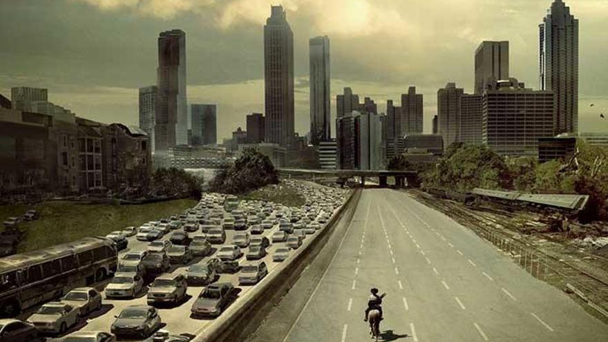 Escena de &#039;The Walking Dead&#039;.