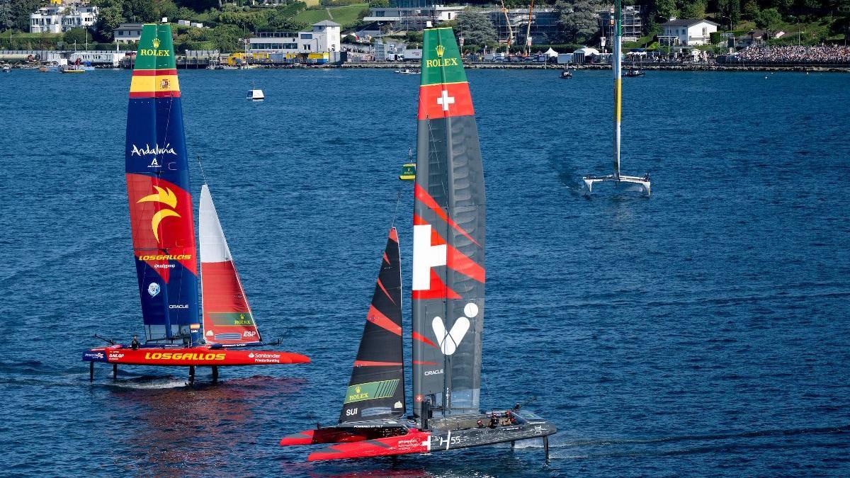 España salva la papeleta sobre la bocina en Ginebra y llegará a Cádiz con todo por decidir de cara a la Gran Final de Rolex SailGP.