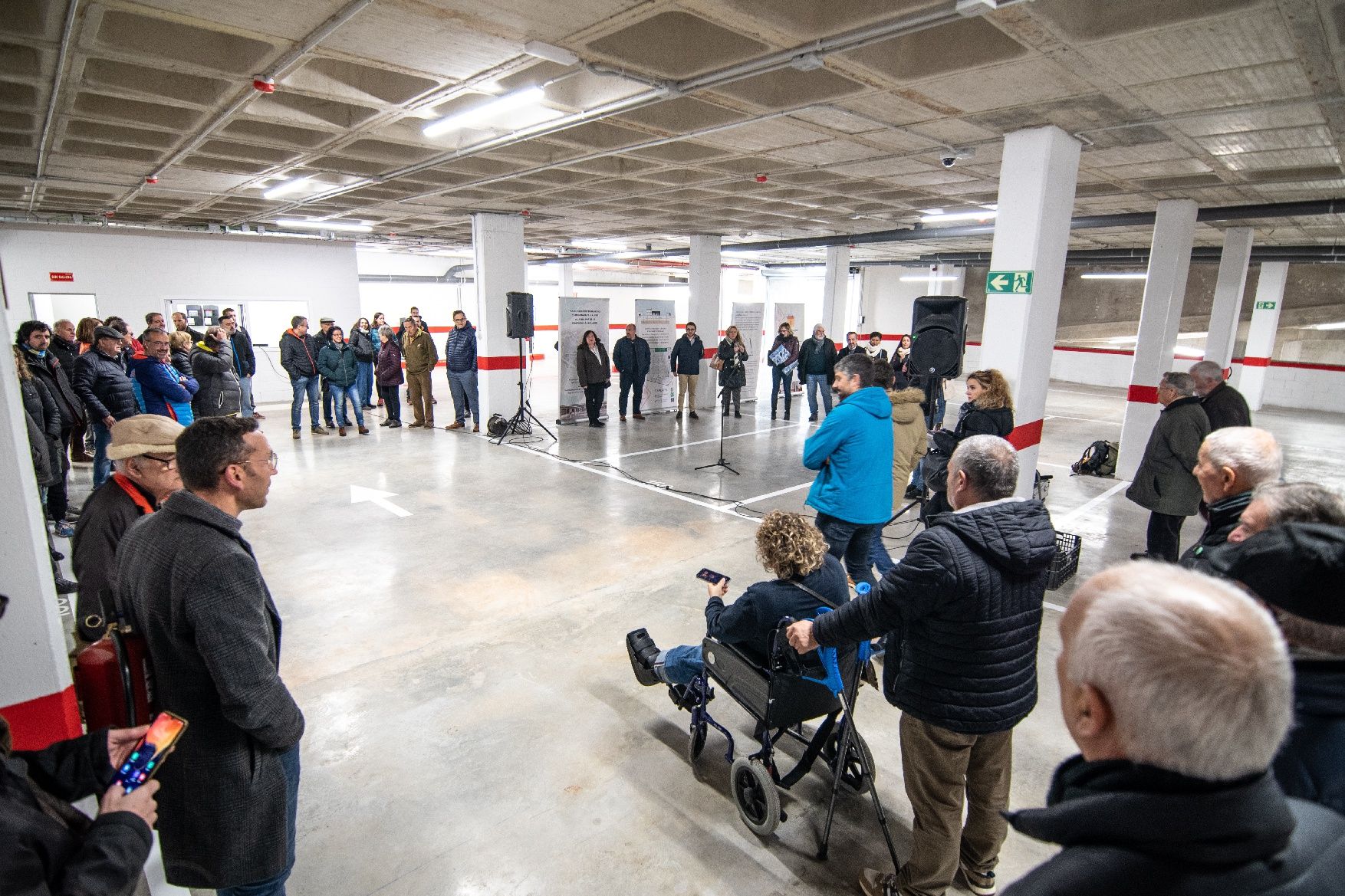 Moià inaugura el pàrquing soterrat de la plaça del CAP