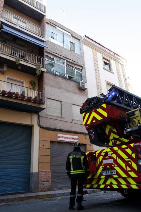 Derrumbe de una casa en Murcia