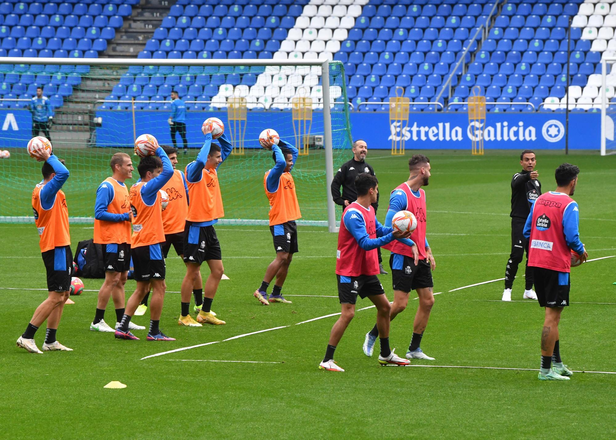 El Dépor prepara en Riazor el partido contra el Zamora