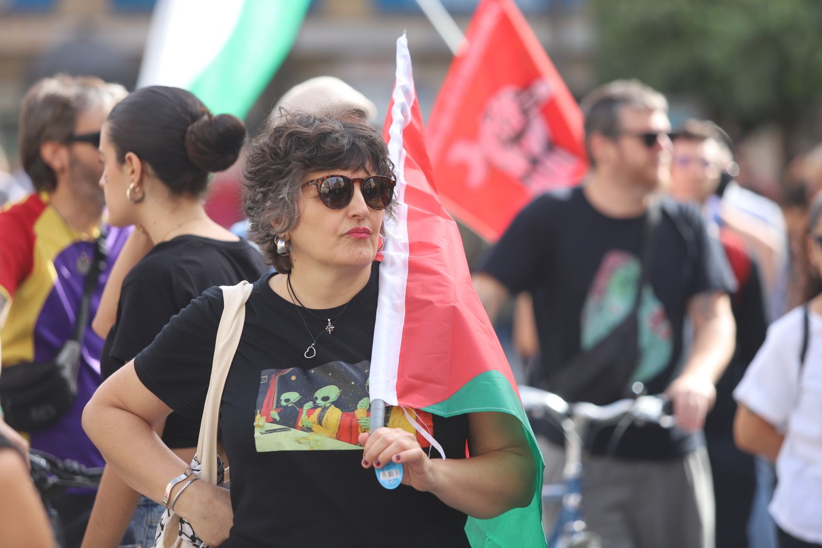 La manifestación estudiantil por Palestina, en imágenes