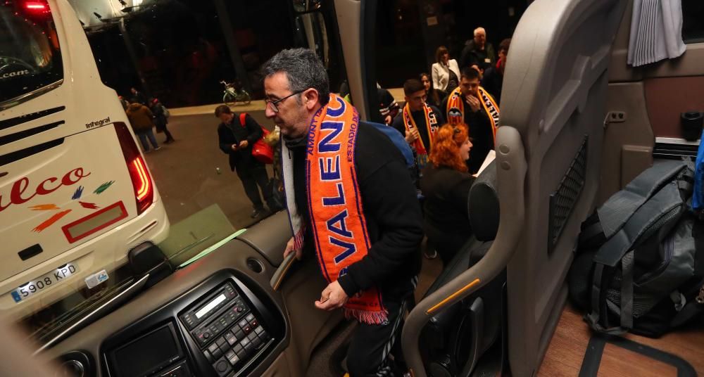 La afición, de camino a Italia para ver al VCF