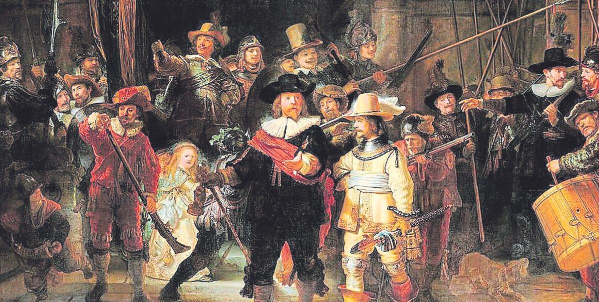 La ronda de noche, por Rembrandt van Rijn