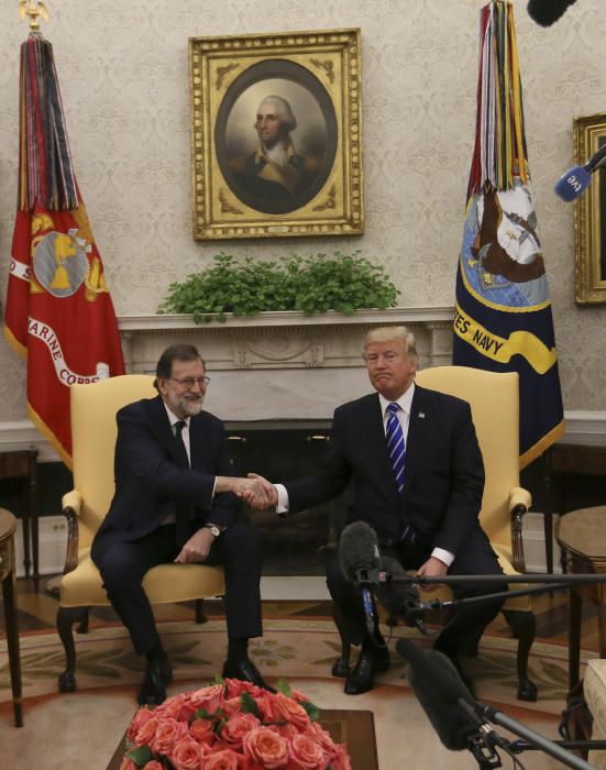 Mariano Rajoy visita a Donald Trump en la Casa Blanca