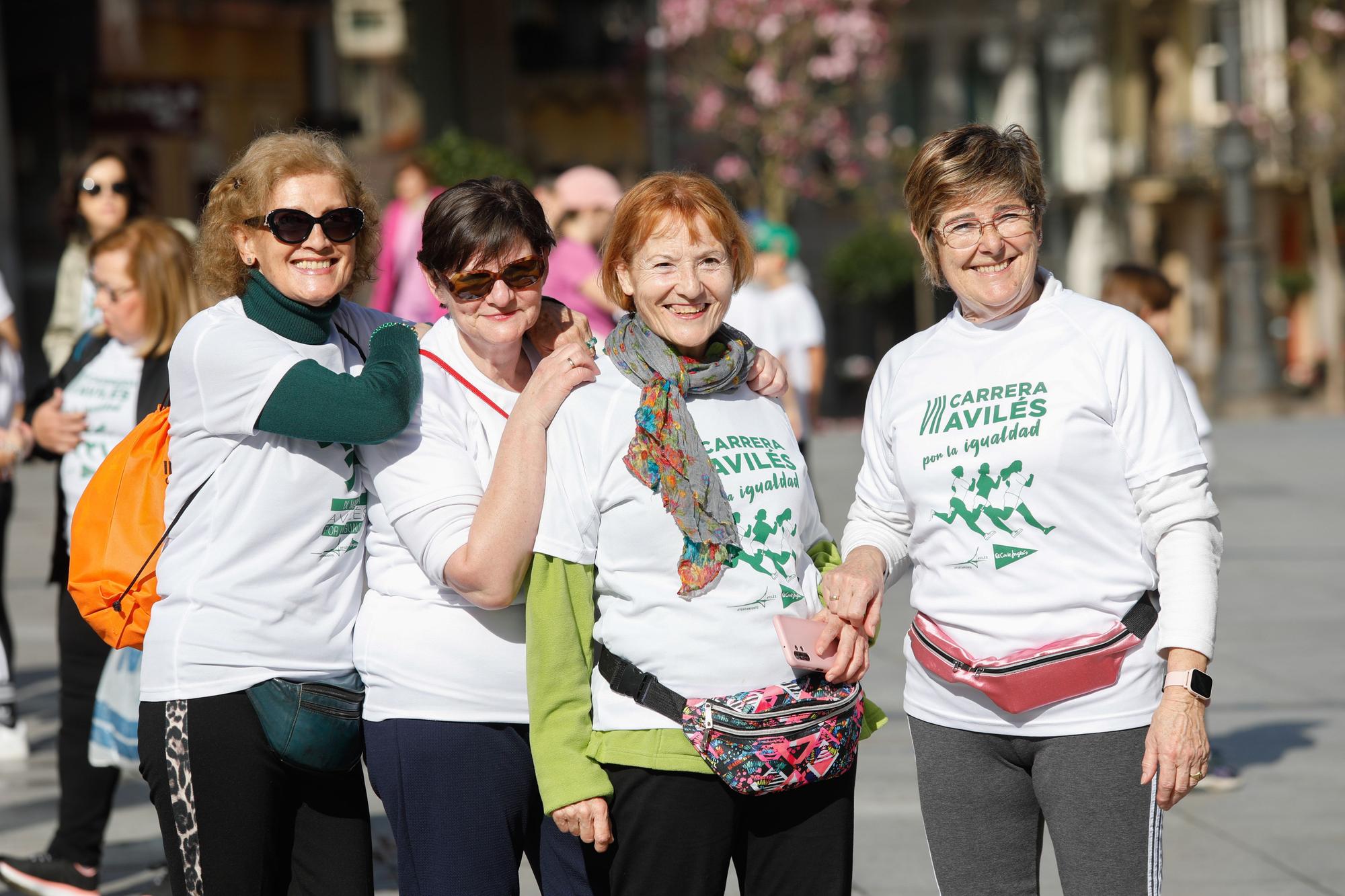 La IX Marcha por la Igualdad de Avilés, en imágenes