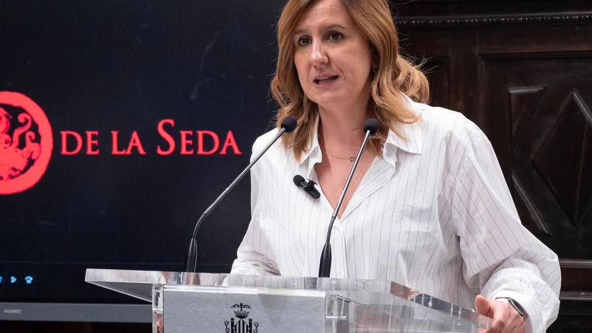 María José Catalá en un acto en València.