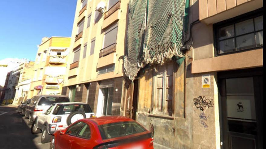 Inmueble número 54 de la calle Santiago, en El Toscal, con prioridad de intervención muy alta.