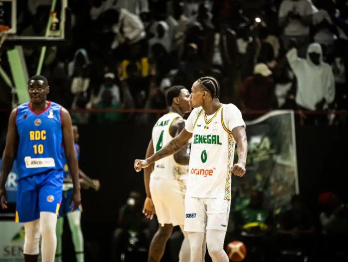 Brancou Badio, en su partido ante la República Democrática del Congo.