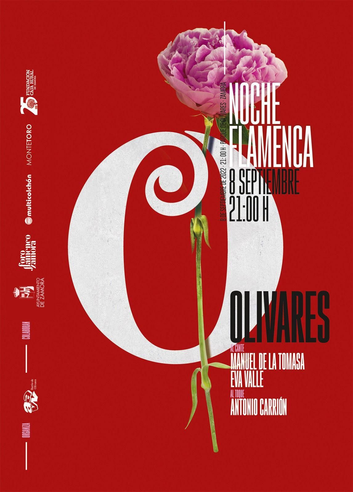 Cartel anunciador de la velada flamenca